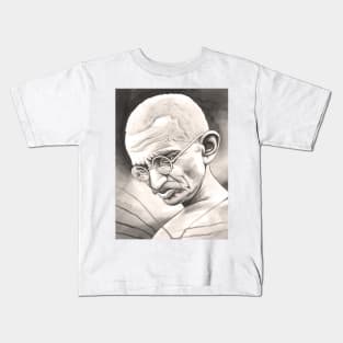 Mohandas Karamchand Gandhi Kids T-Shirt